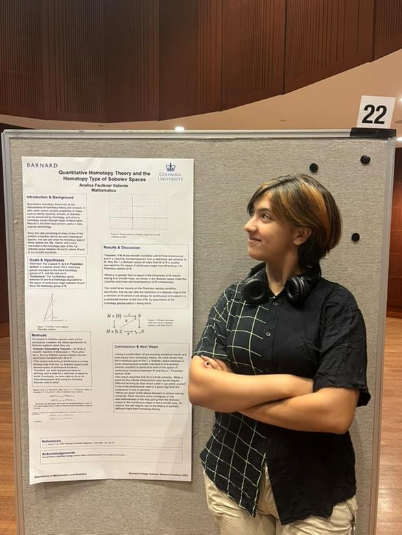 poster at Barnard research symposium