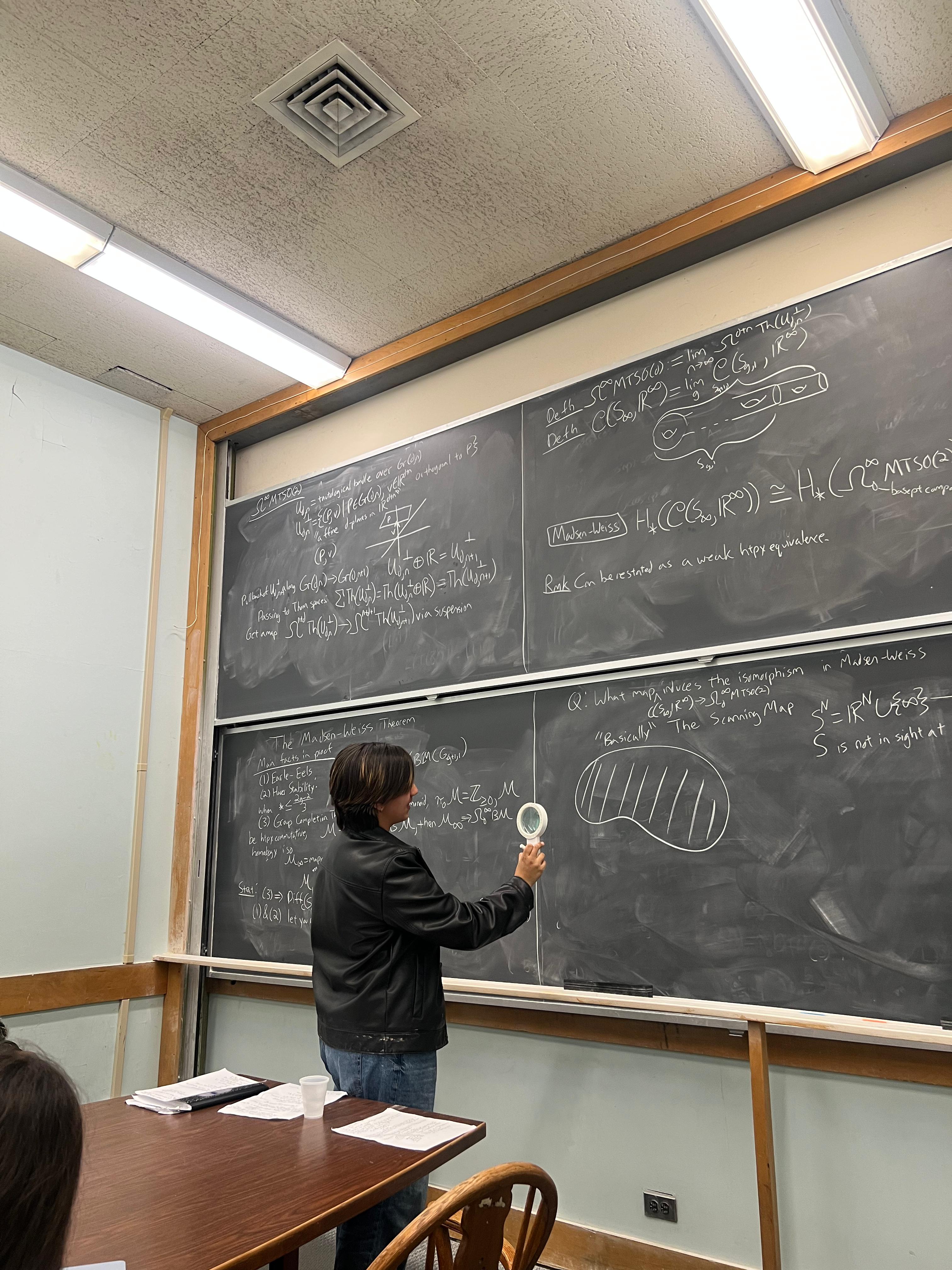 magnifying glass as a metaphor for the scanning map